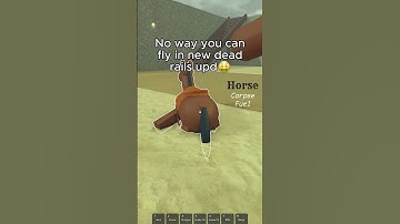 Horse Flying Glitch (No Script) in Dead Rails Roblox | Dead Rails Ending Glitches Guide #deadrails
