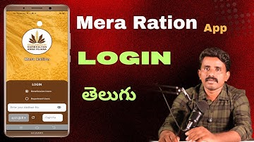 how to mera ration app login in telugu