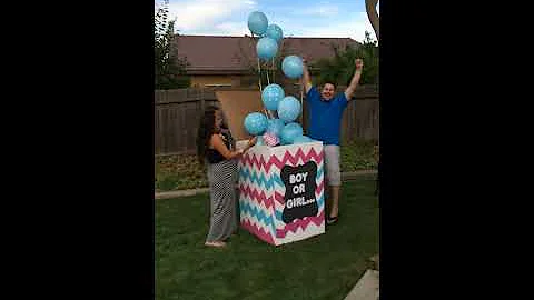 Dad super excited then devasted gender reveal!!! 2...