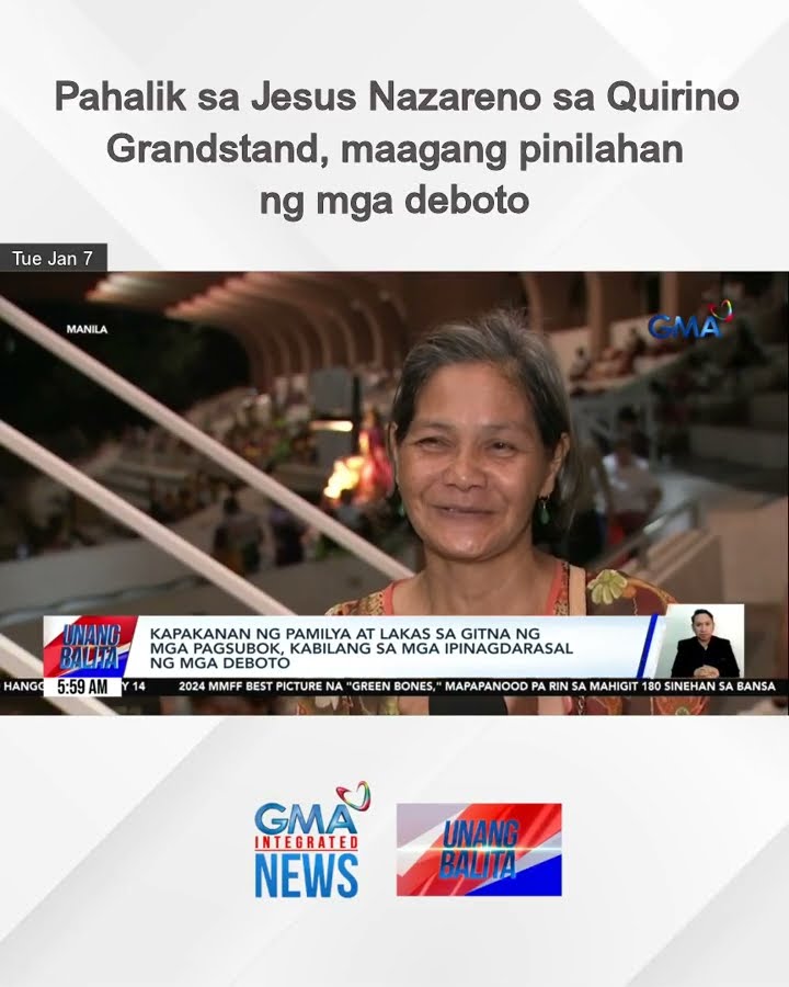 Pahalik sa Jesus Nazareno sa Quirino Grandstand, maagang pinilahan ng mga deboto | Unang Balita