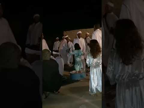 تفاعل بنت صغيرة مع نغمات فرقة أحواش شركاوة في احد الاعراس بمخيم الربيب