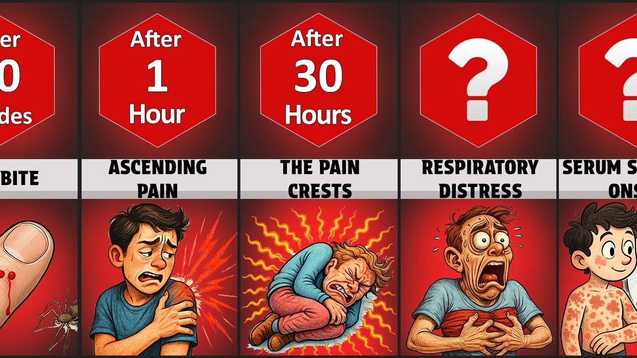 Timeline: What Happens If You Get Bitten By A Black Widow Spider?