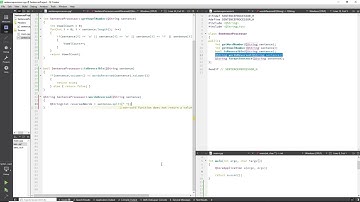 QT Tutorial -  Sentences - COS2614