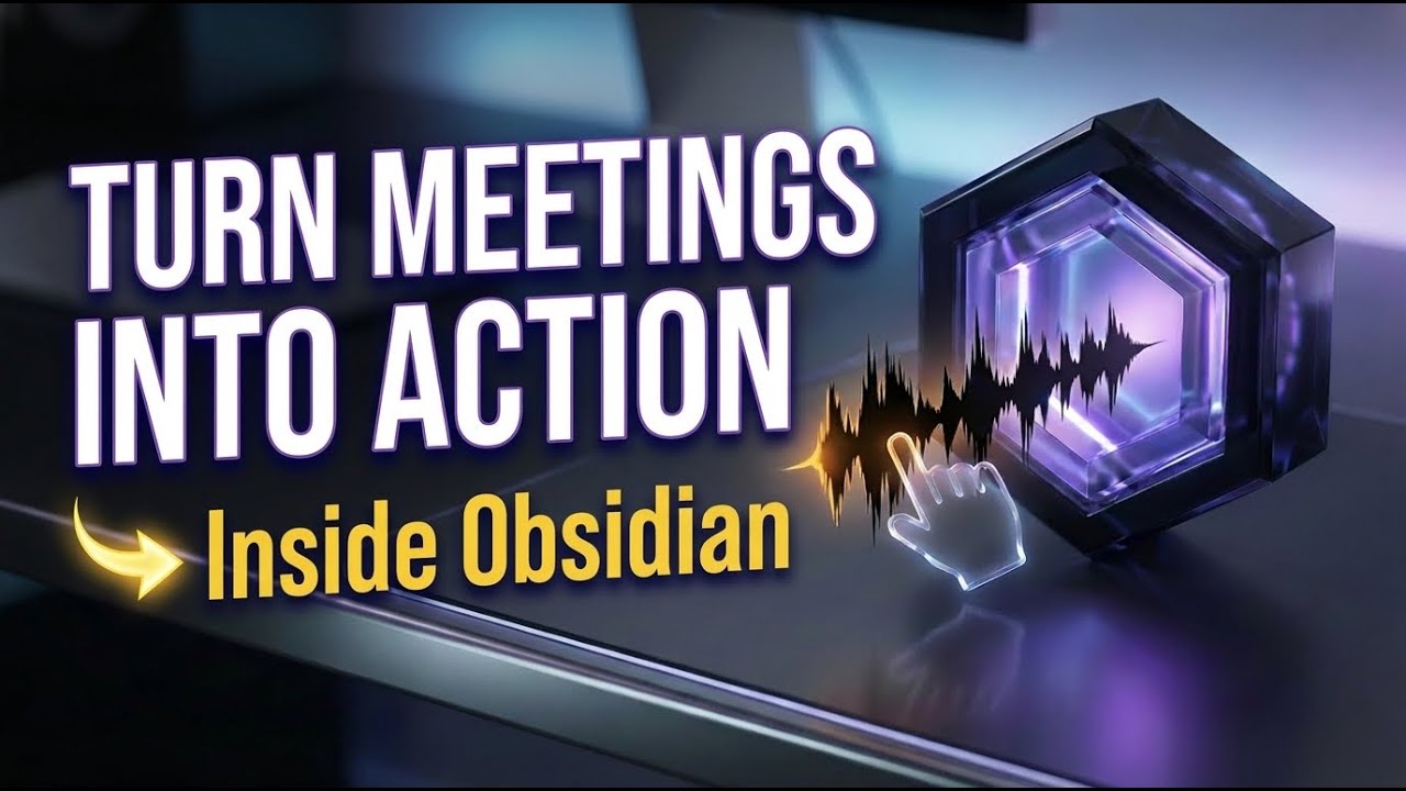 Obsidian Meeting Processor: Turn Audio into Action Notes in Obsidian