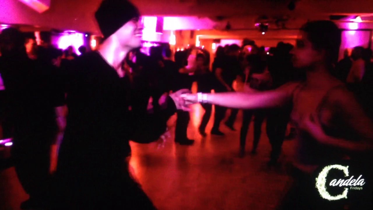 Andrew Avila & Elya Os social dancing at Candela Fridays
