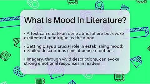 What Is Mood In Literature? - The Prose Path