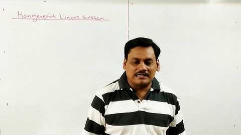 Lecture-9 Matrix Algebra-Solution of Simultaneous Linear System in Hindi