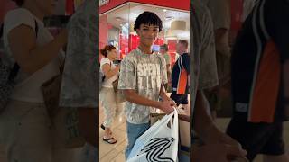 Buying EVERYTHING my son touches at the mall!