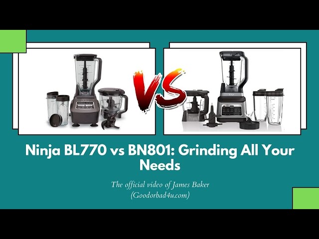 Ninja Blender BL770 vs BL780