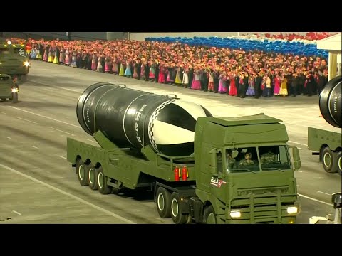 North Korea shows off new submarine-launched missile at parade | AFP