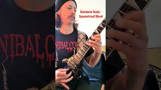Diminished Scales - symmetrical patterns for alternate picking #shred #guitarlesson #jacksonguitars