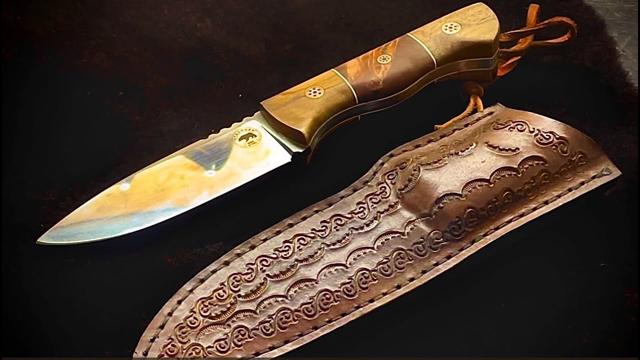 N690 ÇELİKTEN AYNA GİBİ KAMP VE AV BIÇAĞI YAPIMI  (CAMPING AND HUNTING KNIFE MAKING FROM N690 STEEL)