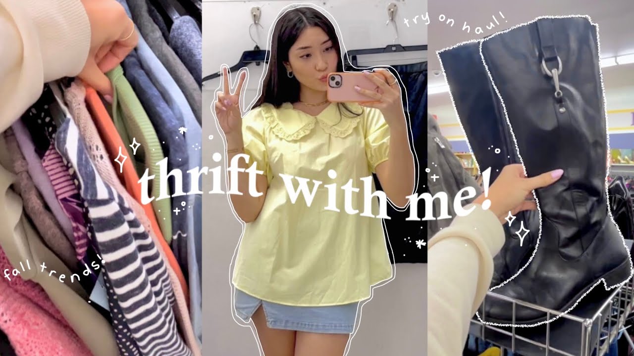 ✿THRIFT WITH ME✿ for autumn! (spending over $100 at Goodwill)