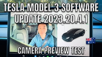 2023 Tesla Model 3 Software Update 2023.20.4.1 | Camera Preview Test