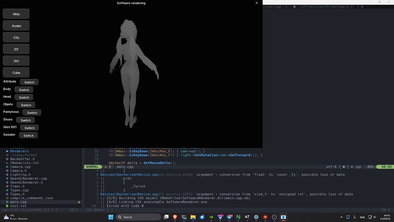 Software Rendering. Rendering as multiple objects - YouTube
