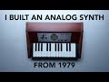 I built an analog synth from 1979