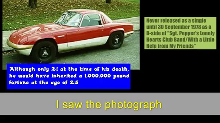 The Beatles - A Day in the Life - with lyrics and explanations