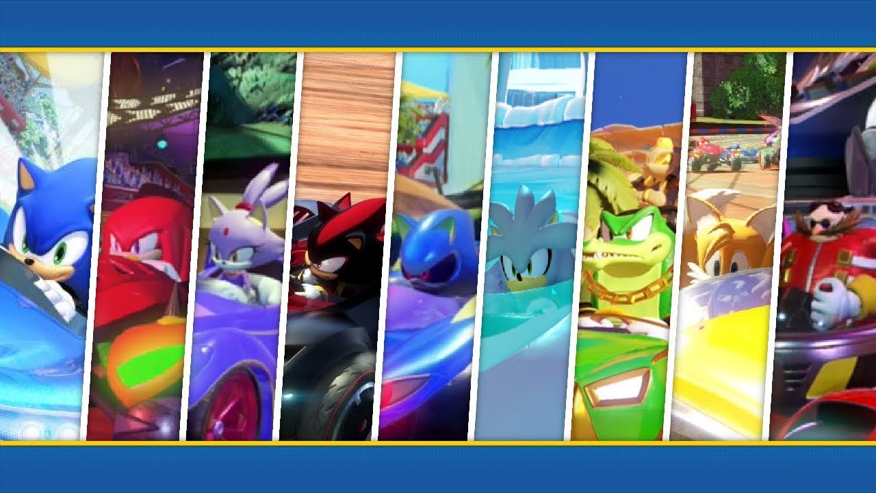 Team Sonic Racing All 15 Characters (Complete Gameplay Showcase) - YouTube