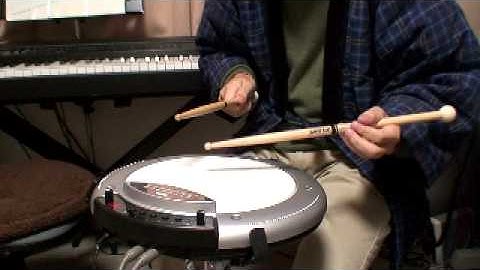 KORG WAVEDRUM WD-X demo simulating SIMMONS Electronic Drum sounds