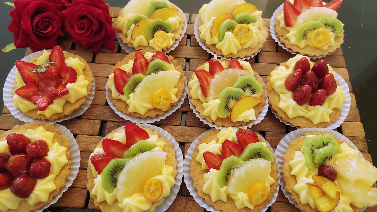 ميني تارت الفواكة بطريقة سهلة واقتصادية #غادةجبقجي