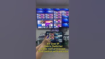 AVoverIP Matrix Switcher, video wall controller, use iPad app control #AVoverIP #matrixswithcher