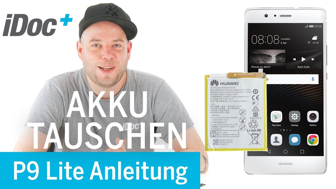Huawei P9 Lite - Battery Replacement - YouTube
