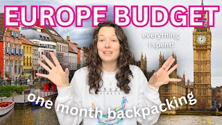 How much does backpacking Europe really cost?? | 1 month backpacking Europe budget