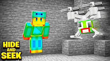 Using A DRONE To CHEAT In HIDE & SEEK!