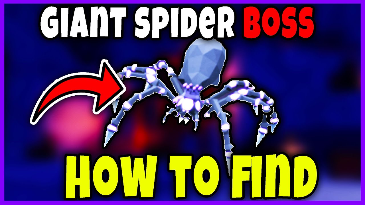 GIANT SPIDER BOSS LOCATION - HOW TO FIND [DIG] - Roblox - YouTube