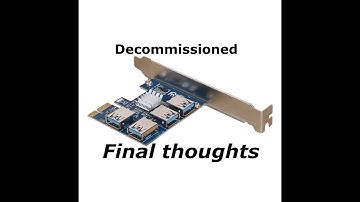 PCIe 1 to 4 adaptor long term use report.