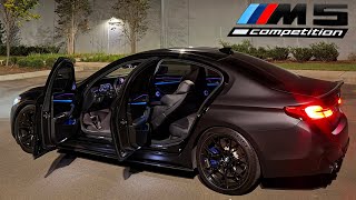 STAGE 2 TUNED BMW M5 COMP POV NIGHT DRIVE (RAW EXHAUST AUDIO)