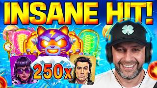 TRYING EVERY BONUS ON 3 NEW GAMES & HAD AN INSANE HIT!! screenshot 1