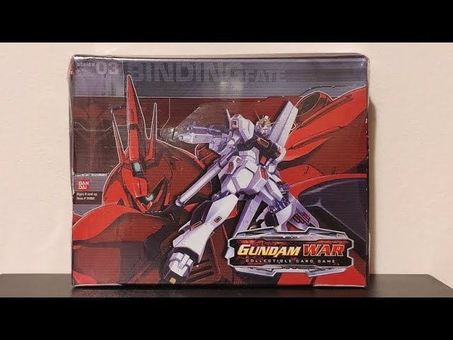 Binding Fate Booster Box Opening | Gundam War CCG (Bandai 2005)