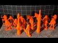 Marx Toys Orange Rockets from Star Station Seven (1978) and Galaxy Command (1979)