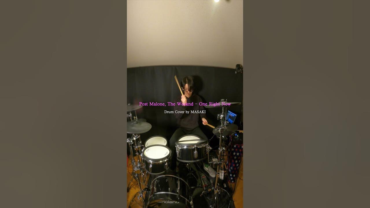 Post Malone, The Weeknd / One Right Now / Masaki Drum Cover #shorts