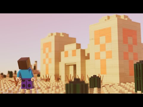 Desert Pyramid - Lego Minecraft Animation