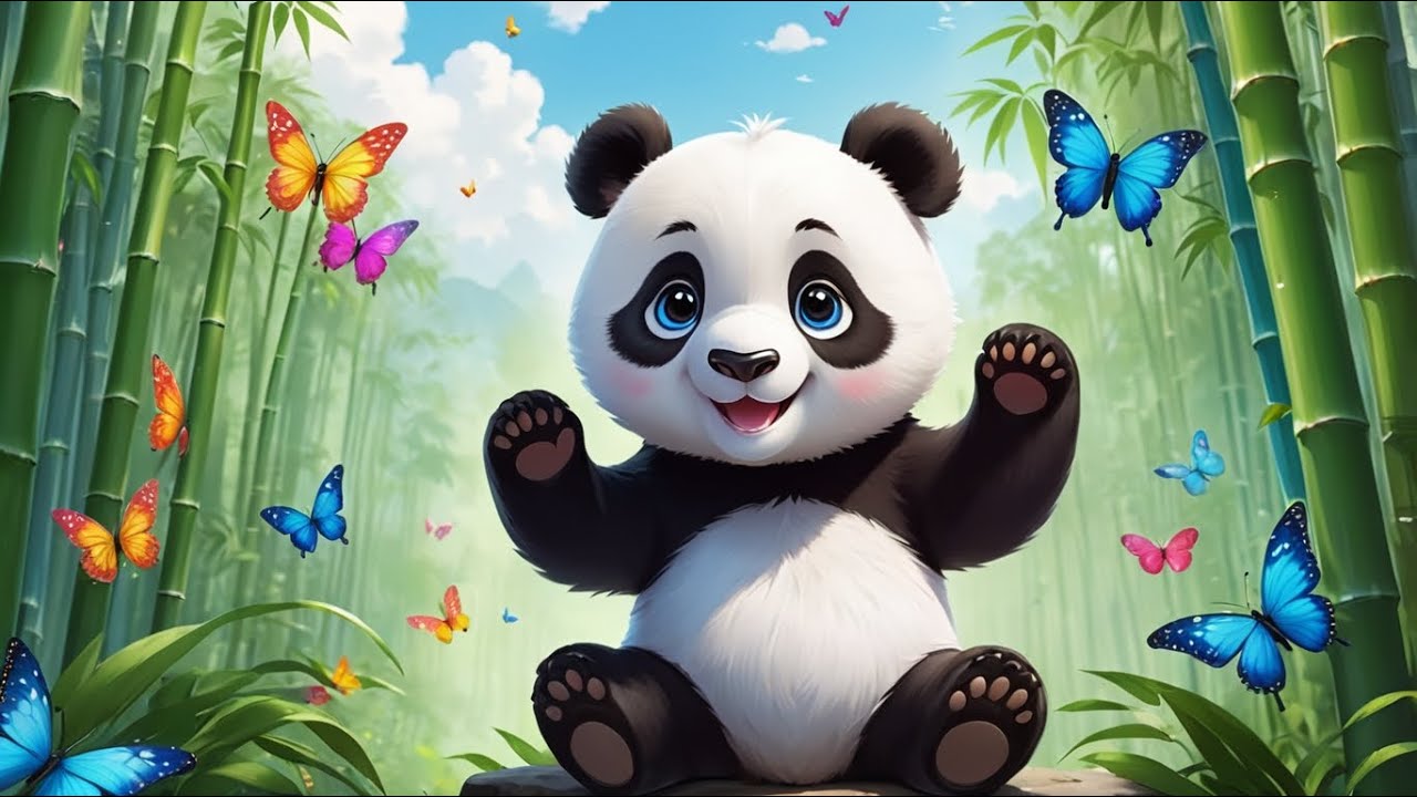 "Panda Bear Panda Bear 🐼 | Fun & Adorable Kids Song & Nursery Rhyme"