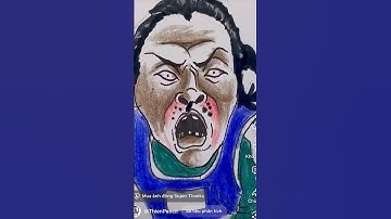 top saddest wedding drawings in squid game movie #art #squidgame #draw