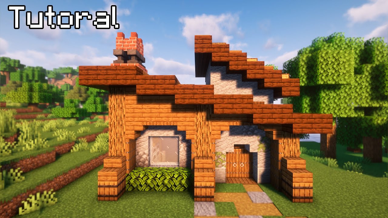 Minecraft How To Build a Medieval Starter House 🏠| Tutorial - YouTube