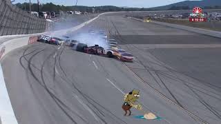 NASCAR wreck gets Fred the Mopping Fish
