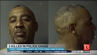 Three killed in crash during Anderson police chase