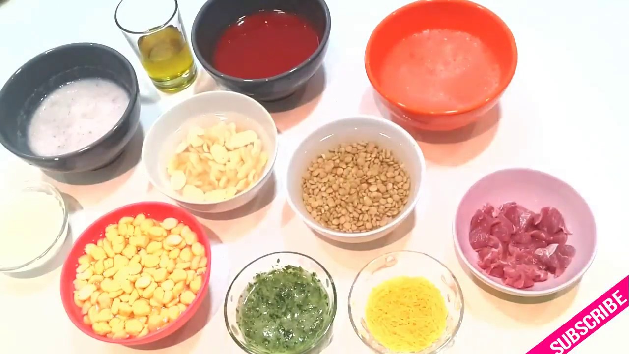 HARIRA Recipe 1-طريقة تحضير الحريرة المغربية – Chhiwat Cozinti- By AYDA|  SAHLA MAHLA