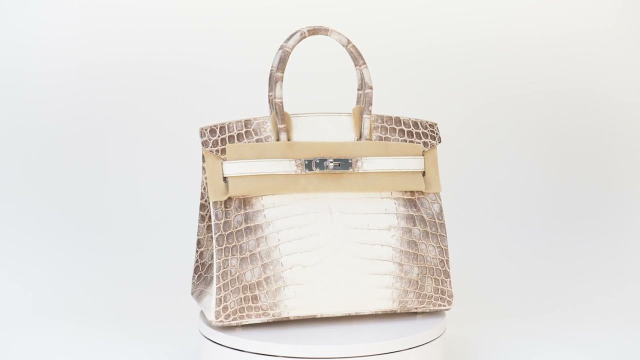 Hermès Birkin 30 Himalaya Crocodile Niloticus Matte Palladium Hardware PHW