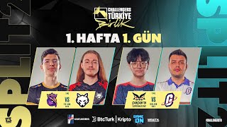 HOWL 🆚 S2G - SUP 🆚 GAL | Challengers TR: Birlik 2. Split - 1. Hafta 1. Gün