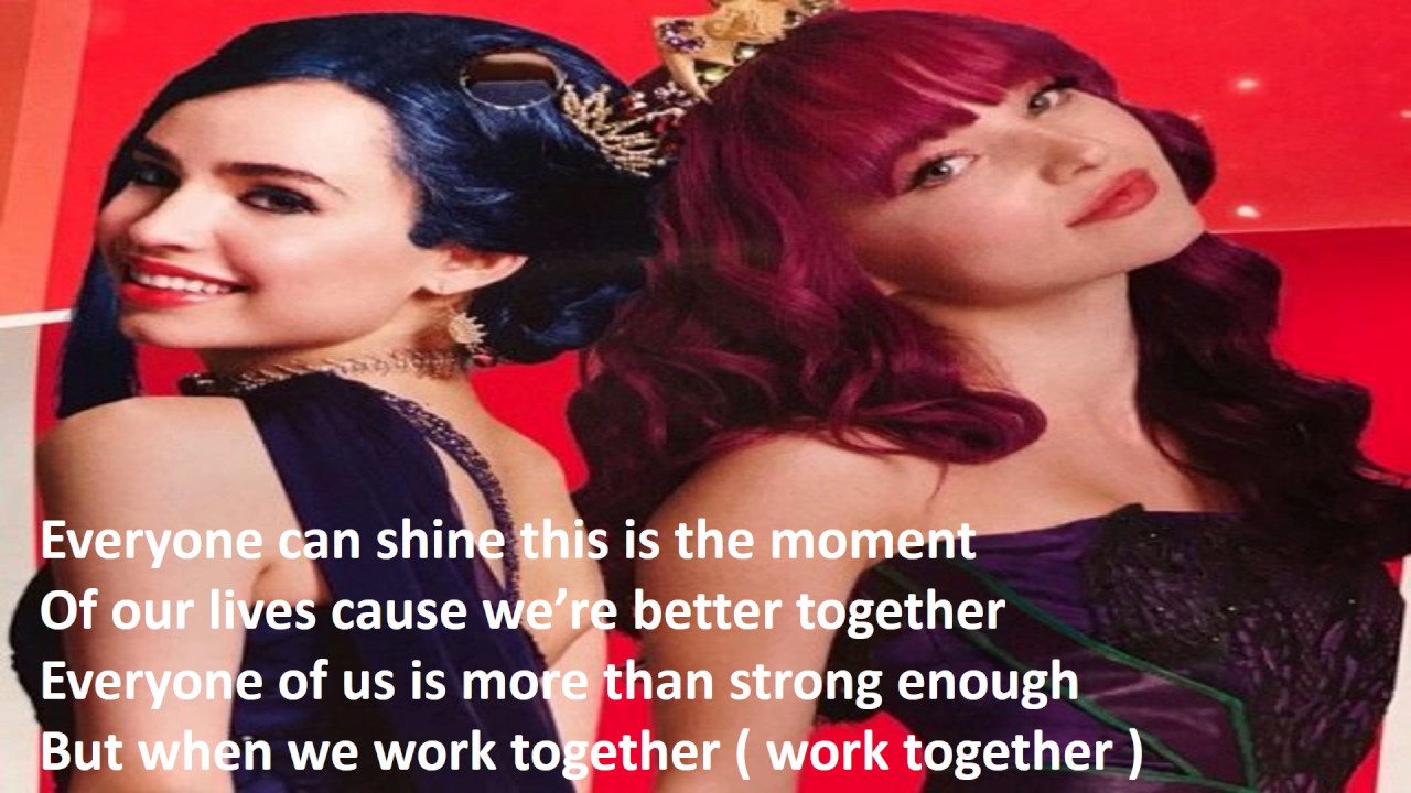 Descendants 2 Better Together Lyrics YouTube Descendants 2 better together lyrics youtube