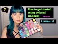 How to get into colorful makeup for beginners | 4 easy tutorials
