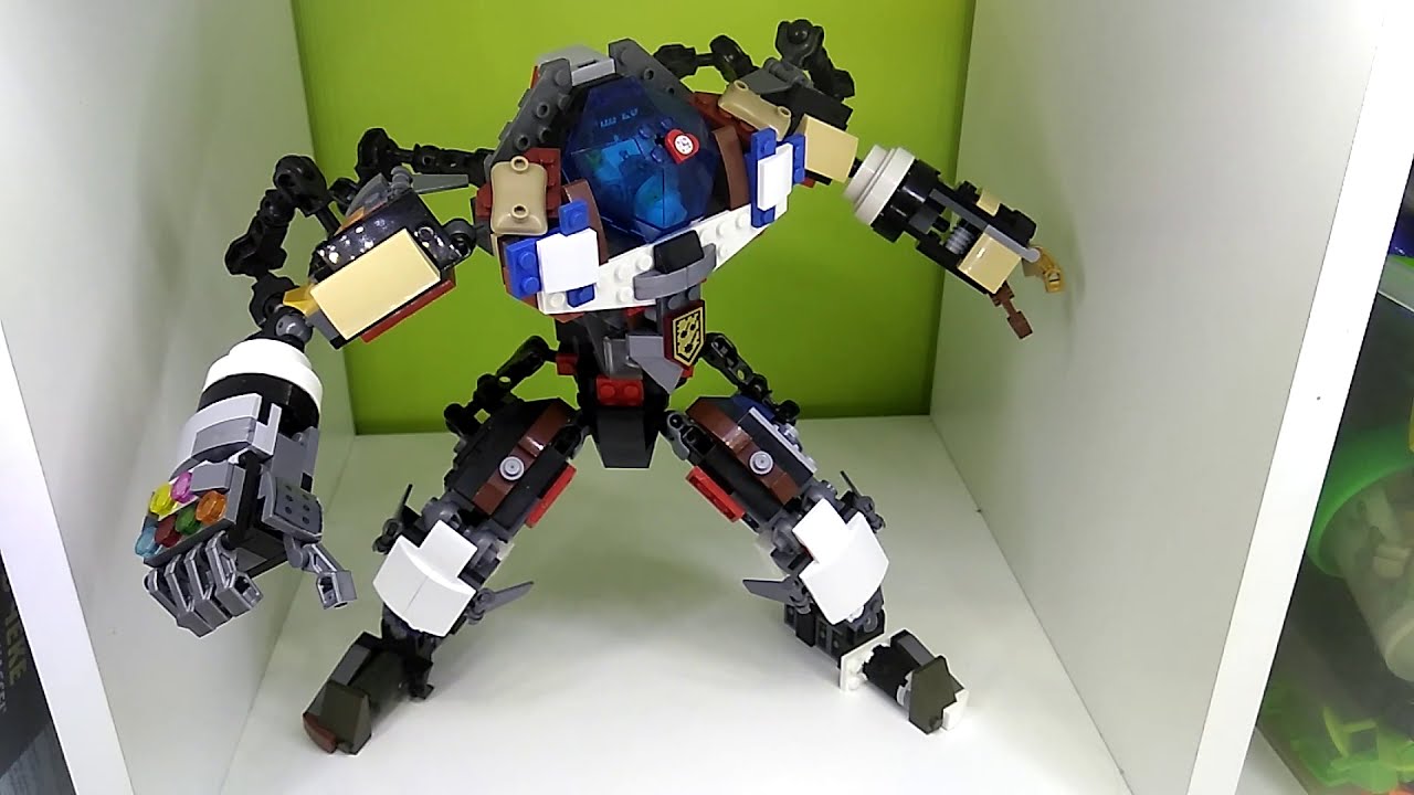 Old school LEGO system Aquazone Solo Sub Mech MOC 1998 Set 6110 + 6125