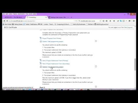 Video 2: Using the BCS Certificate in Computer Science Teaching Learning Environment
