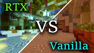 Vanilla Minecraft VS RTX Raytracing | Broville v11 Showcase