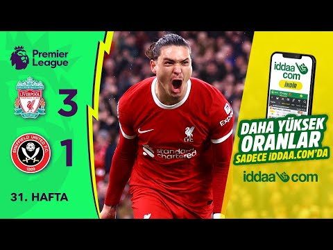 iddaa.com | Liverpool (3-1) Sheffield United | 31. Hafta MAÇ ÖZETİ | Premier League - 2023/24